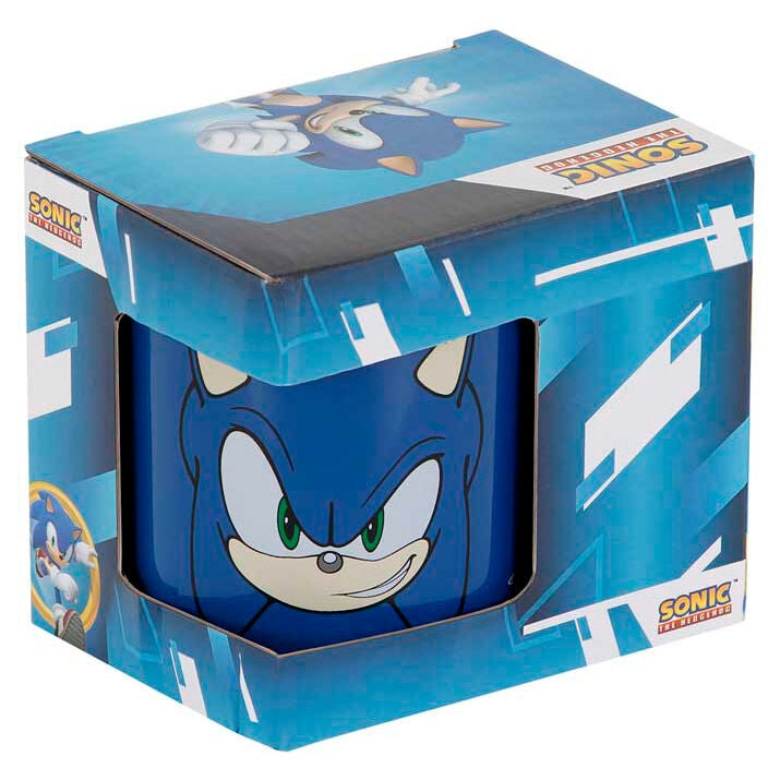Sonic the Hedgehog keramisk kaffemugg, 11 oz kapacitet