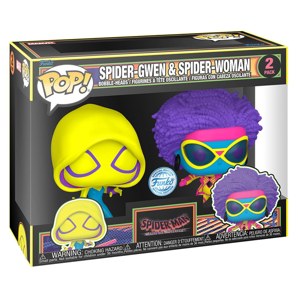 Spider-Man, Spider-Gwen & Spider-Woman 2-pack actionfigurer