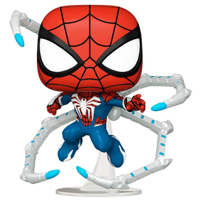 Spiderman 2 Peter Parker Advanced Suit Action Figur, 6-tums