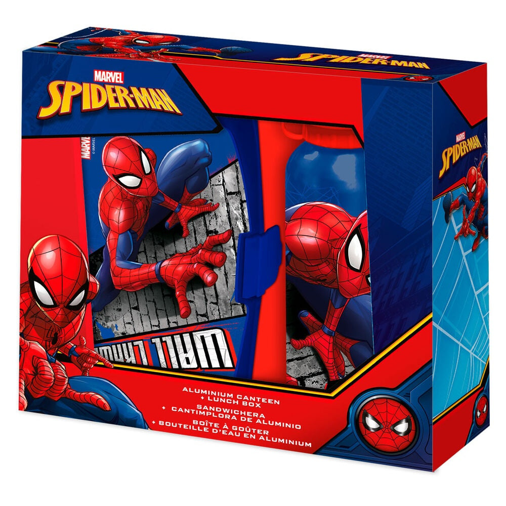 Spiderman matsal och matlåda, 500 ml kapacitet