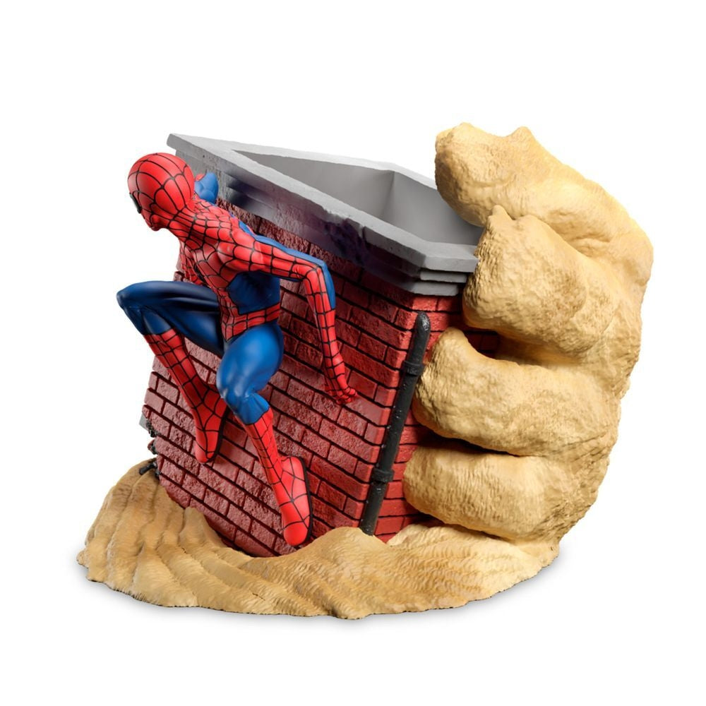 Spiderman pennhållare med pennor för skolmaterial för barn