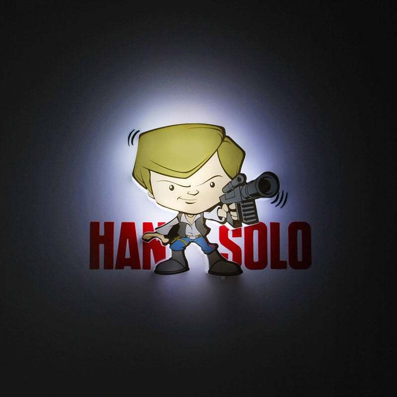 Star Wars Han Solo 3D Light FX minilampa, nattlampa för barn
