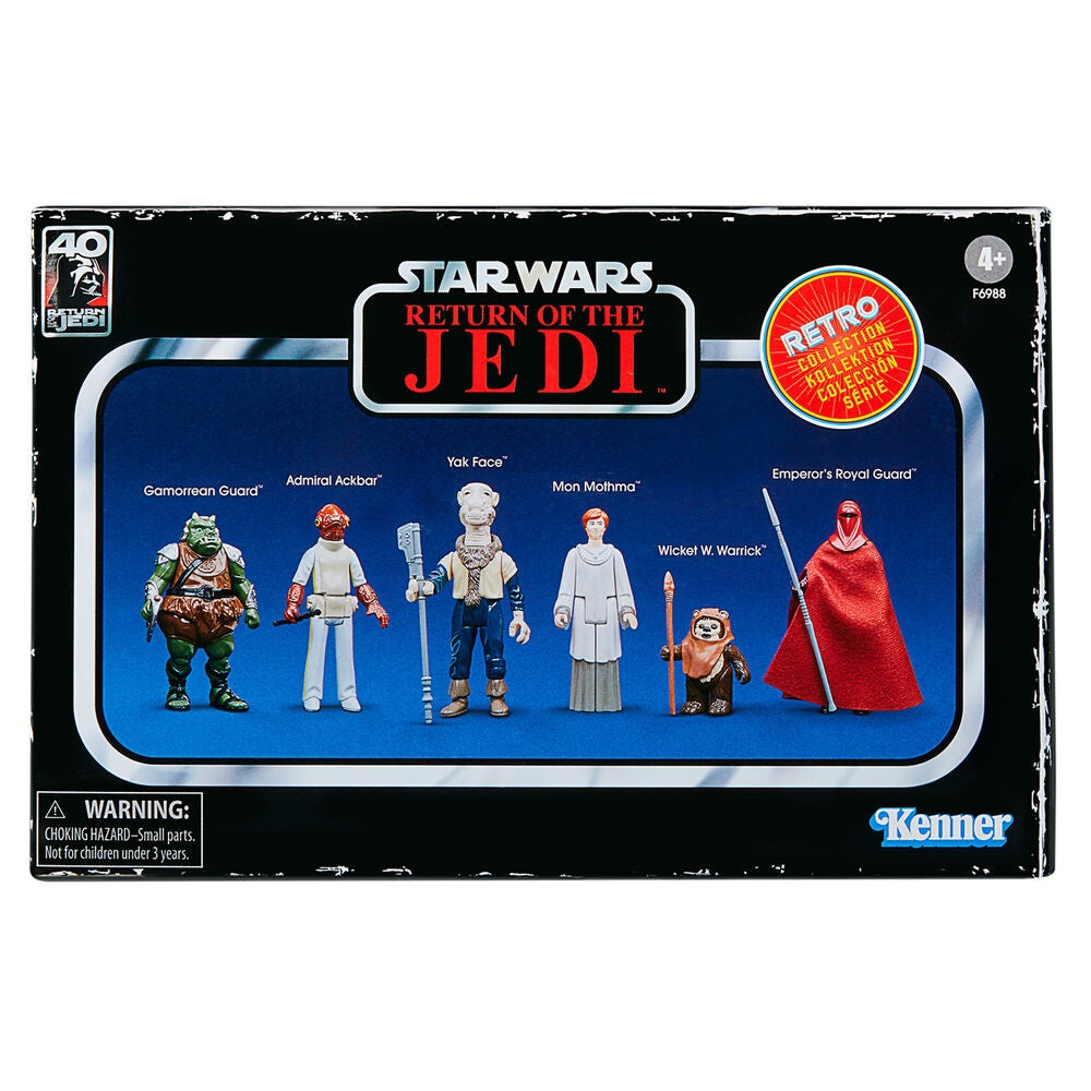 Star Wars Return of the Jedi Retro Collection 6-pack figurer 9,5 cm