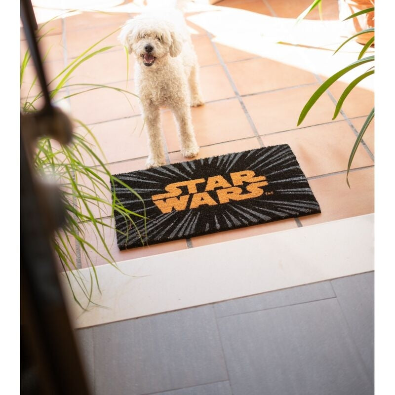 Star Wars-logotyp Dörrmatta, inomhus/utomhus, slitstarkt material