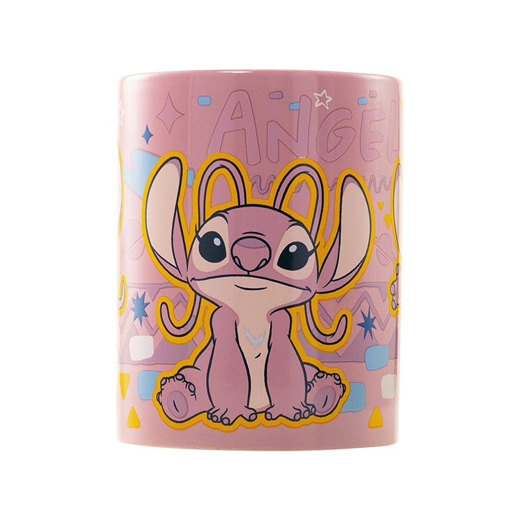 Stitch Angel Mugg med Teddy Bear Cover, perfekt present till samlare