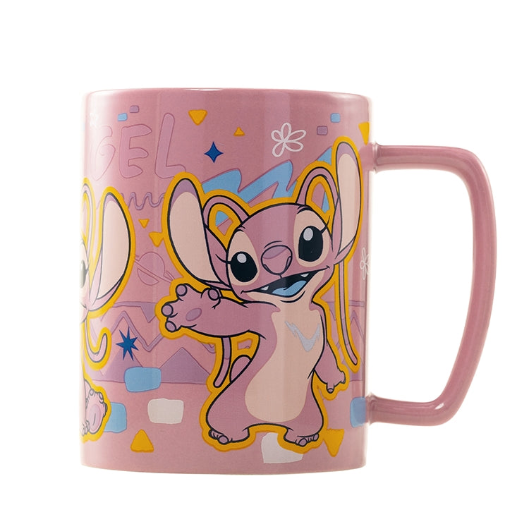 Stitch Angel Mugg med Teddy Bear Cover, perfekt present till samlare