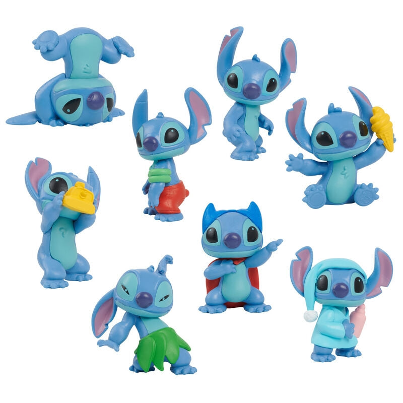 Stitch Figur Set, 5 cm samlarobjekt Disney-leksaker