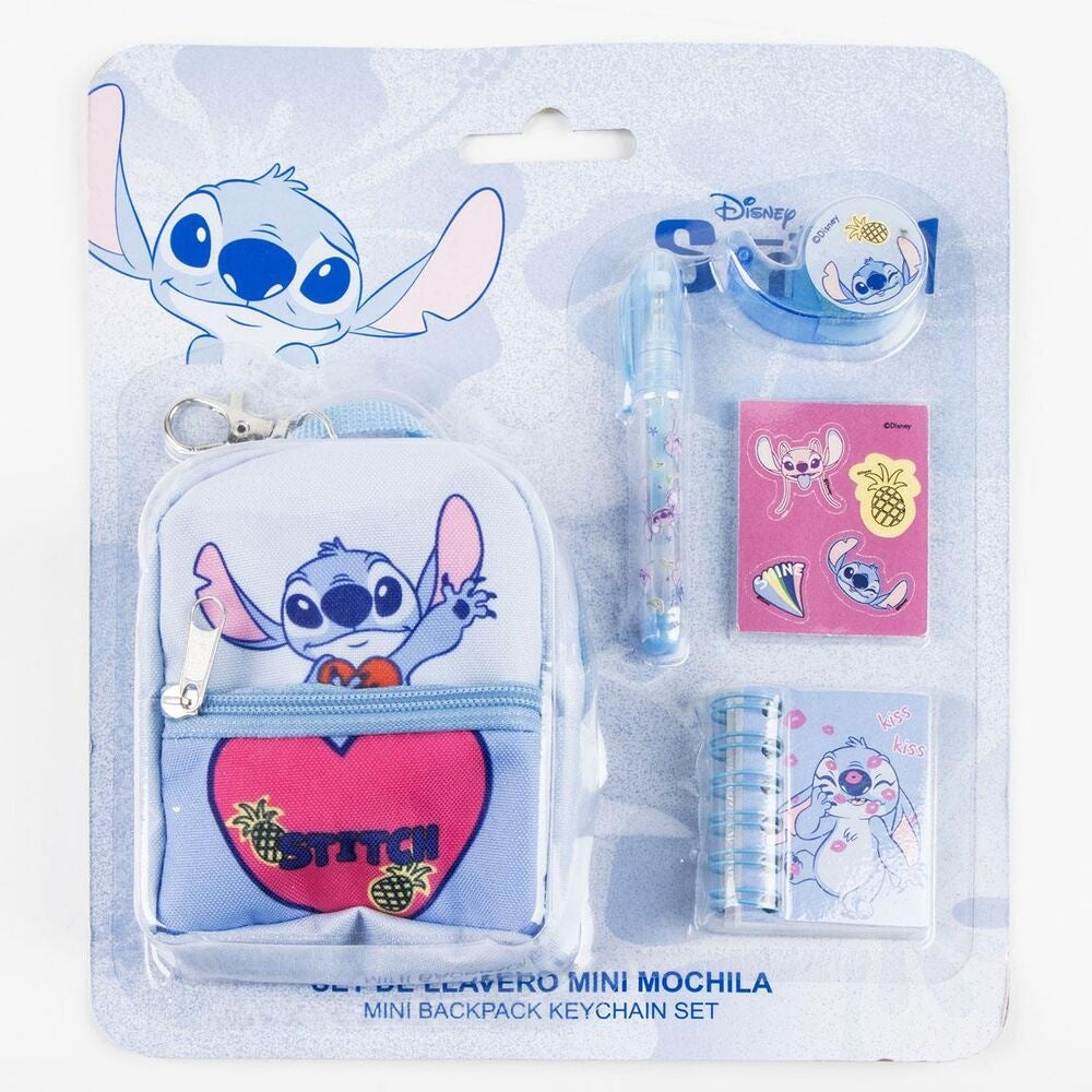 Stitch Mini Ryggsäck Set med brevpapper