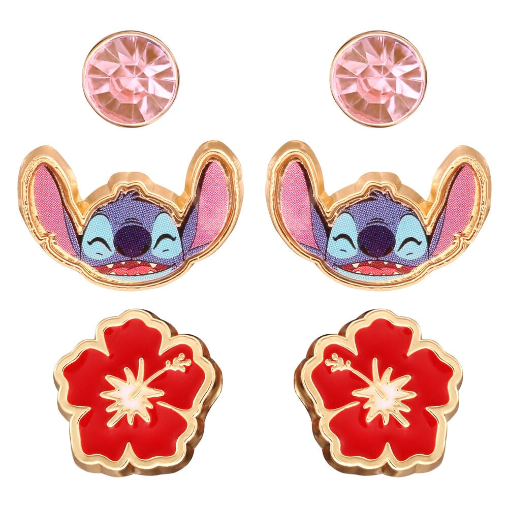 Stitch Örhängen Set - 3 par örhängen