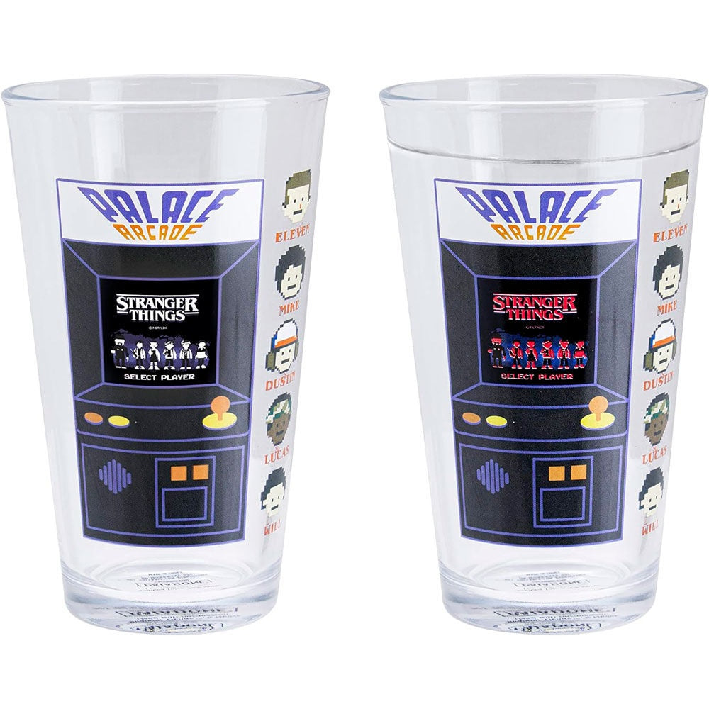 Stranger Things Arcade Machine Glass, 450ml Kapacitet