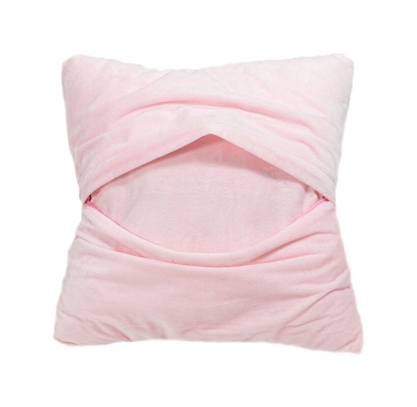 Stygnkudde, mjukt plyschmaterial, 18x18 tum