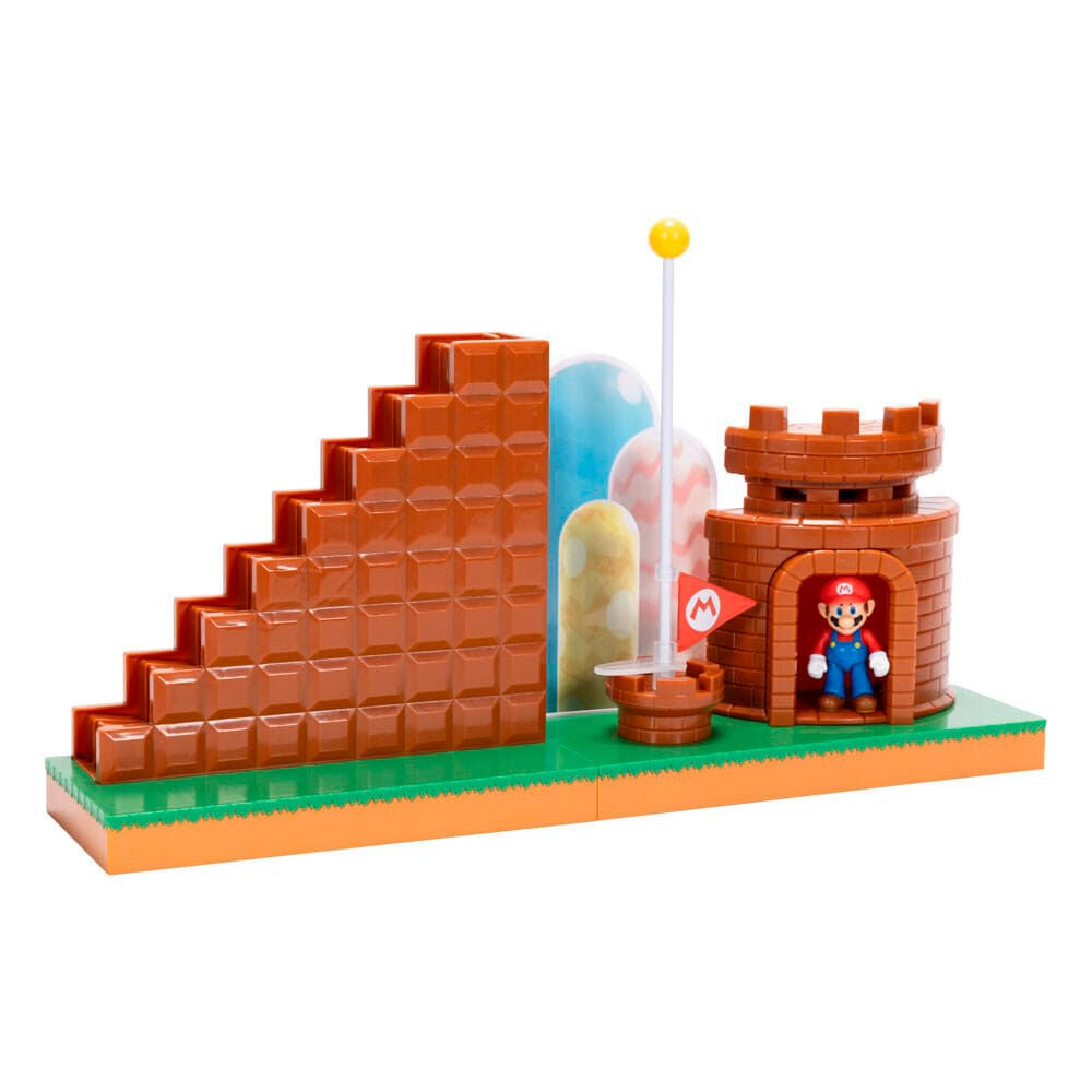Super Mario Bros Level End-lekset med figurer och tillbehör