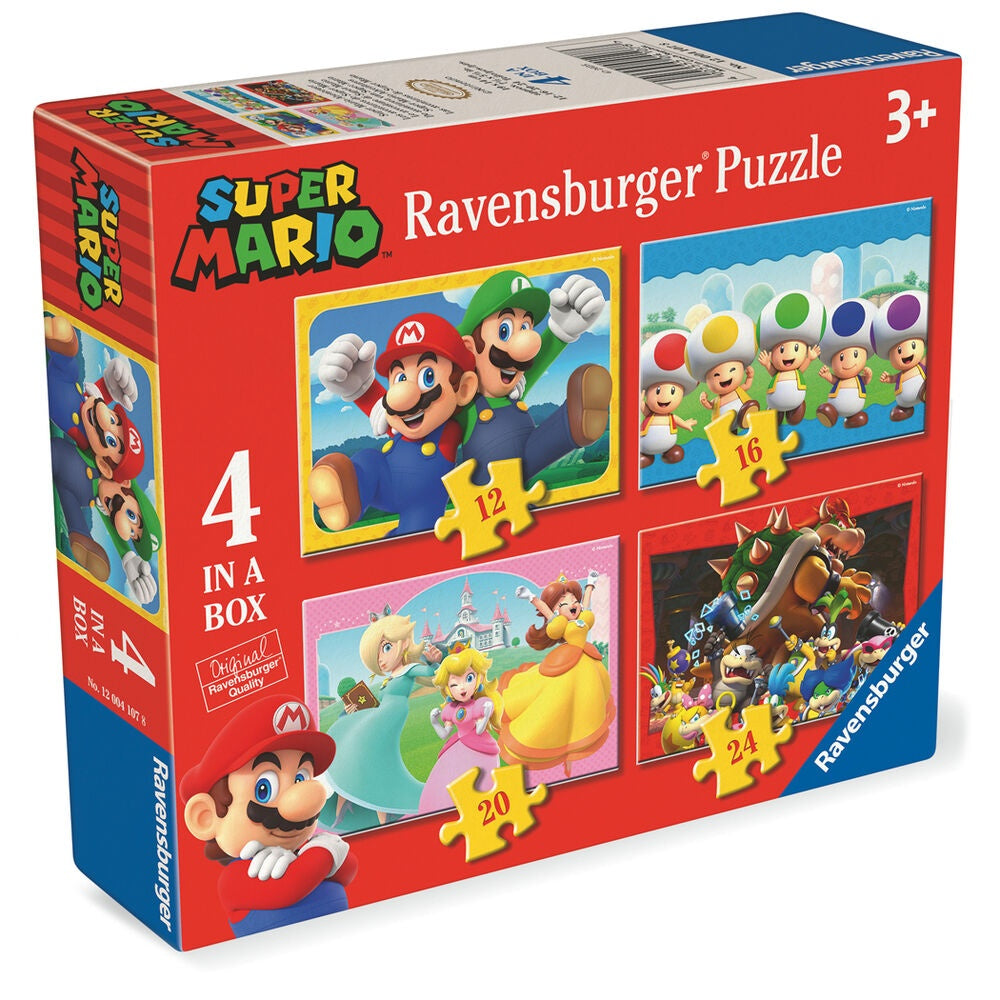 Super Mario Bros Pussel Set - 12, 16, 20, 24 bitar