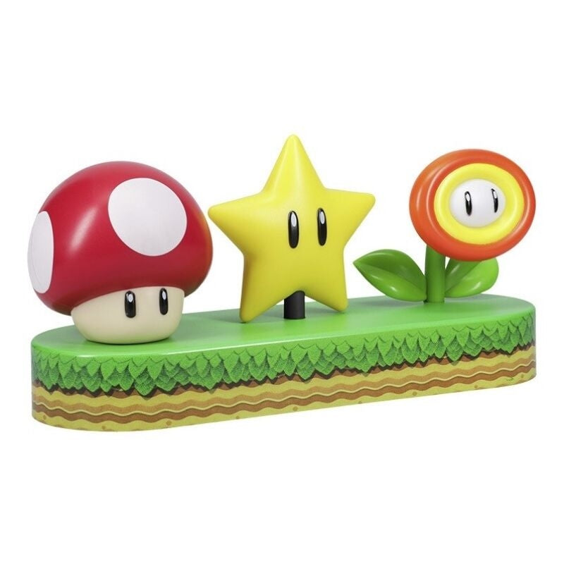 Super Mario Bros ikonlampa med LED-ljus, 3D-design