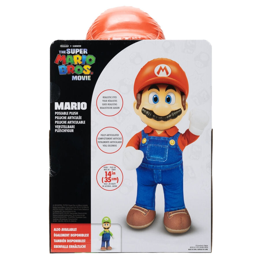 Super Mario Plyschleksak 30 cm - Mjuk, samlarbar, rolig present