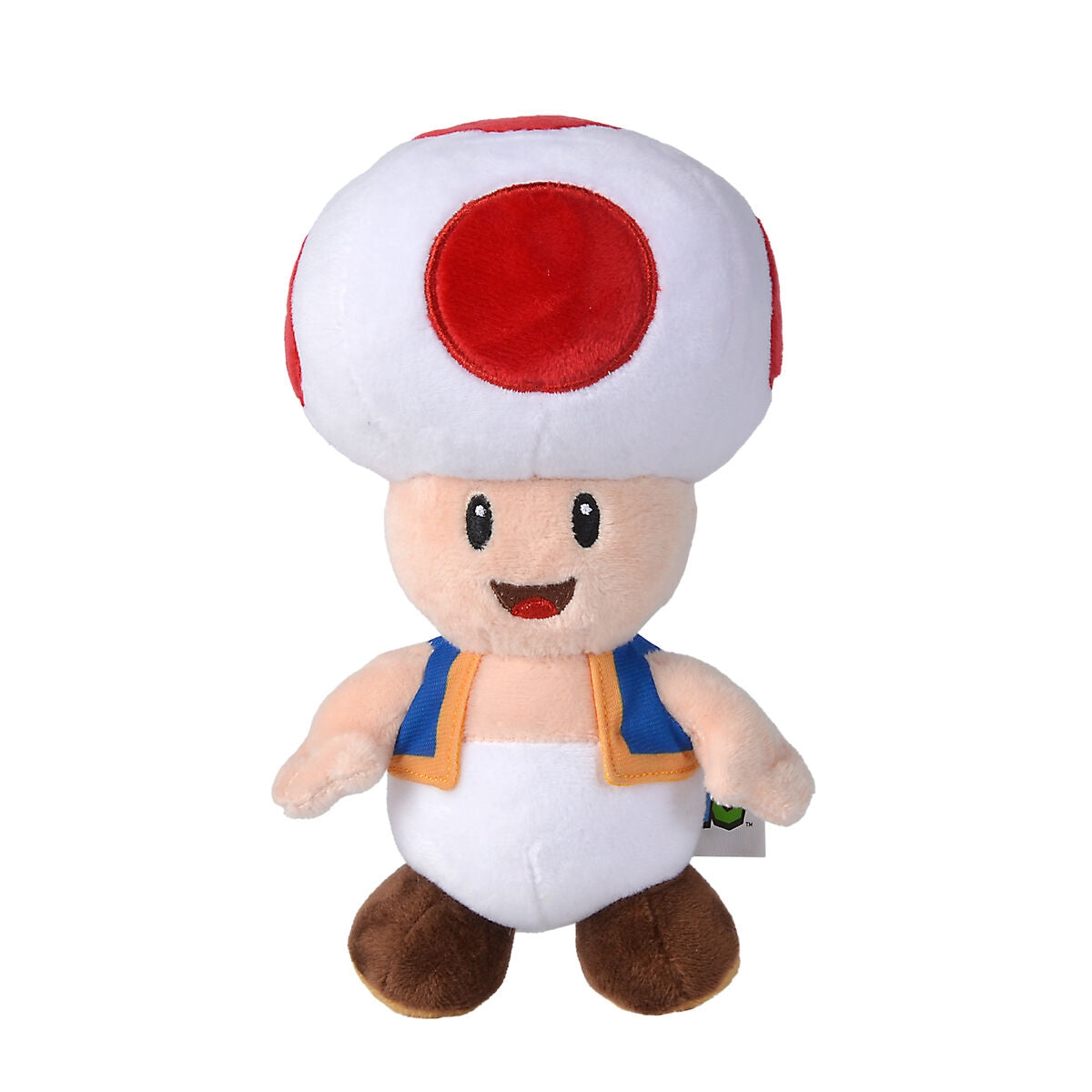 Super Mario Toad Plyschleksak, 20 cm storlek, mjukt material