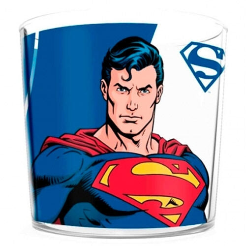 Superman Glass - 16 oz, hållbara dryckesartiklar för fans