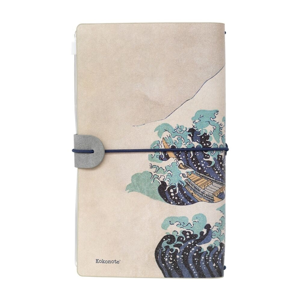 The Great Wave of Kanagawa Travel Notebook, 120 sidor, A5-storlek