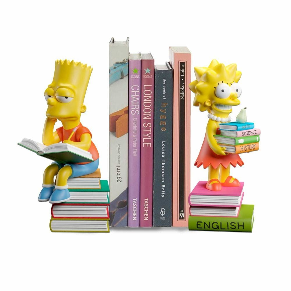 The Simpsons Bart och Lisa bokstöd för heminredning