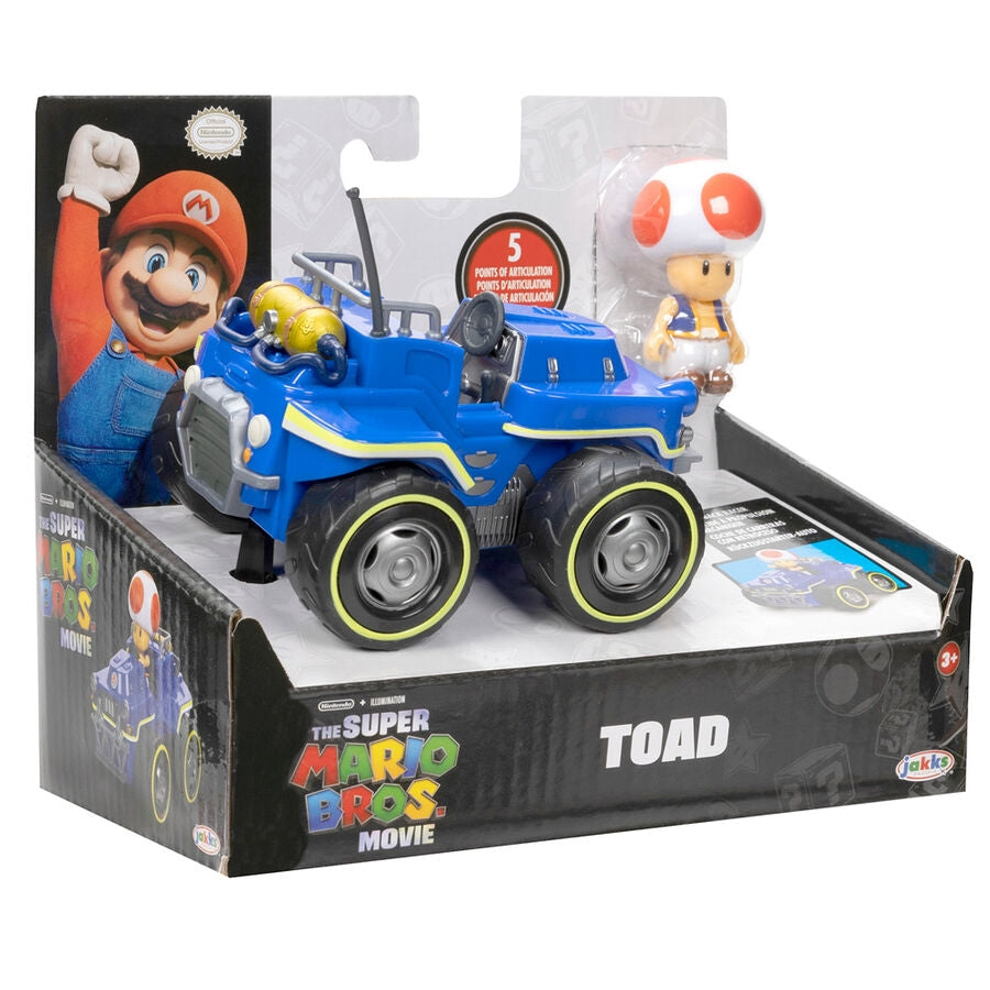 Toad Kart-figur, 7 cm samlarleksak för Mario Kart-fans