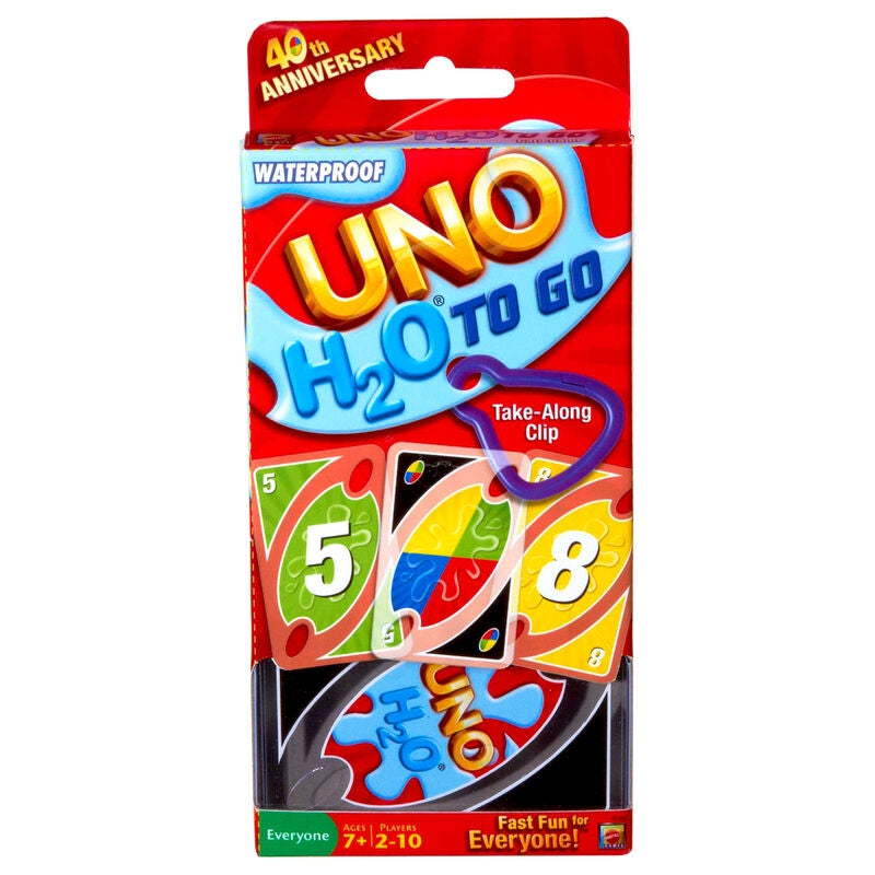 UNO H2O vattentätt kortspel för utomhusnöjen