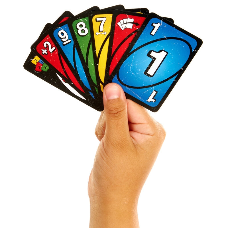 UNO No Mercy Card Game - Klassiskt familjekul för 2-10 spelare