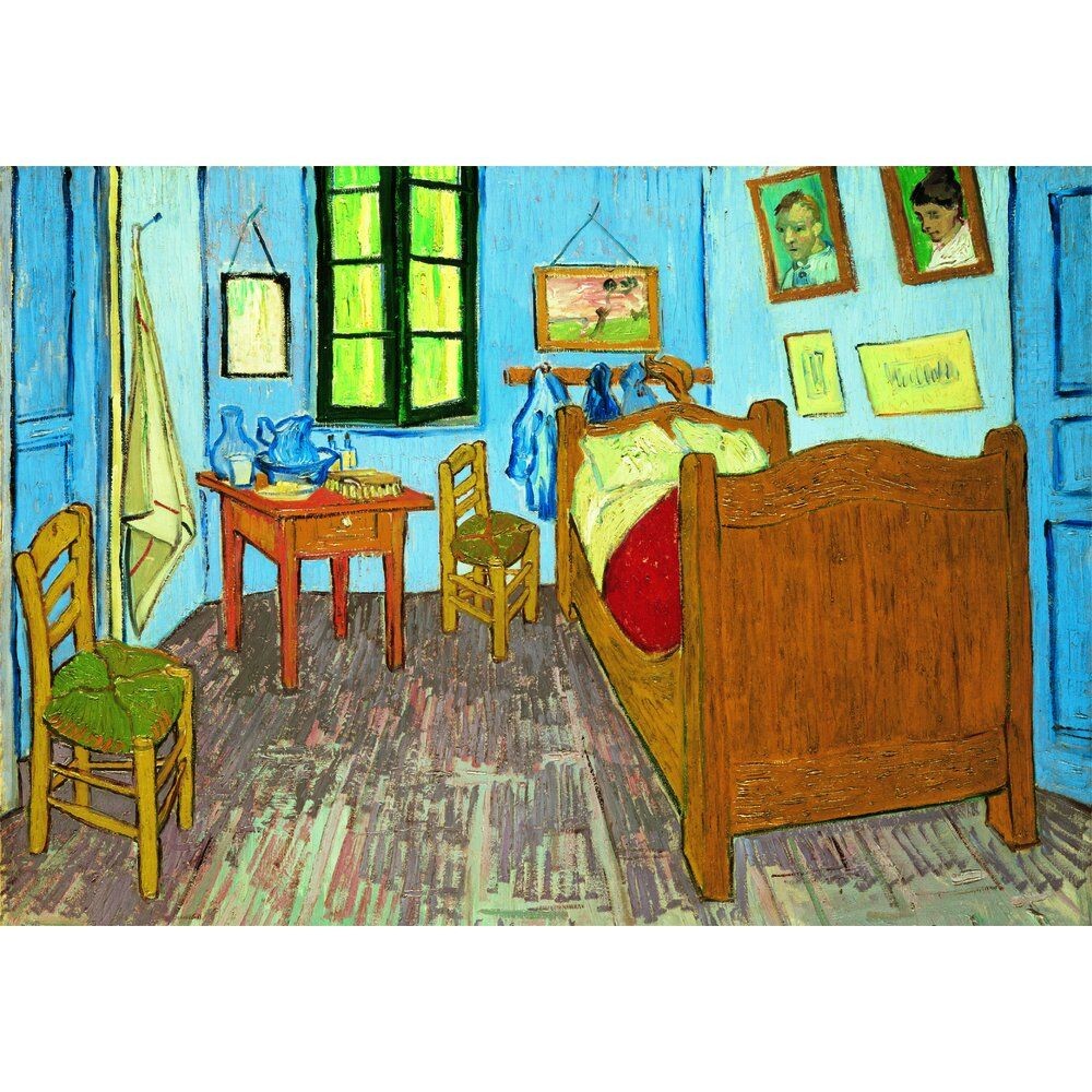 Van Gogh sovrum i Arles 1000-bitars pussel