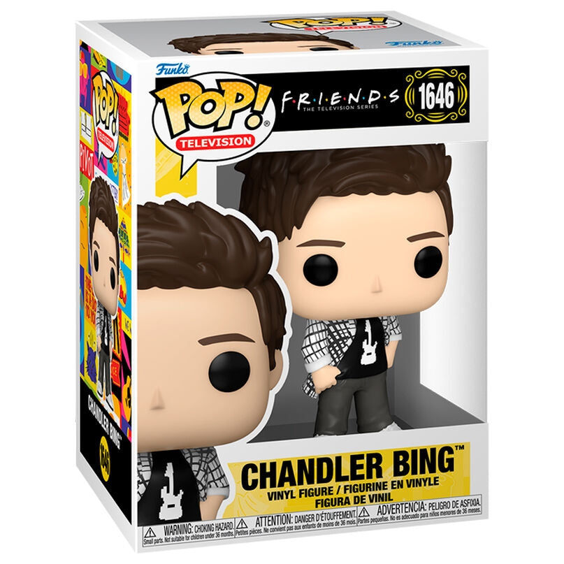Vänner Chandler Bing Popfigur, samlarbar vinylleksak