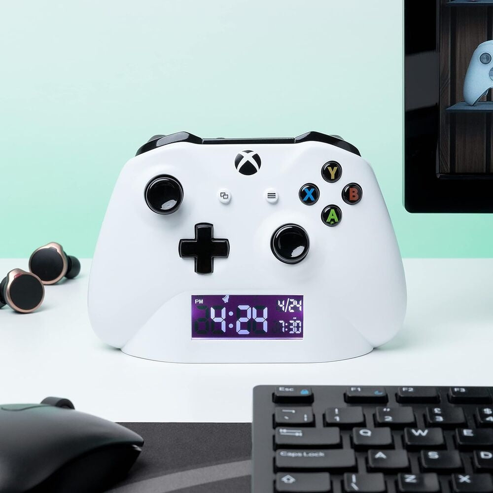 Xbox Digital väckarklocka med LED-skärm och snooze-funktion