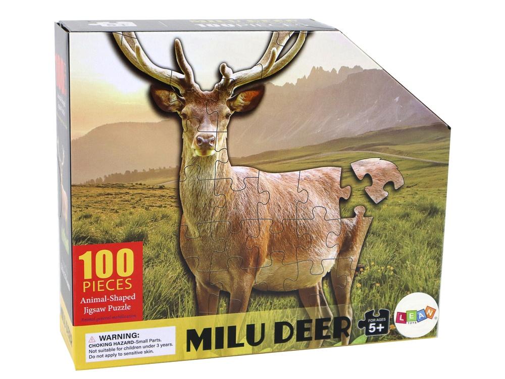 100 deler Deer Forest Puzzle: Wildlife Adventure at Home