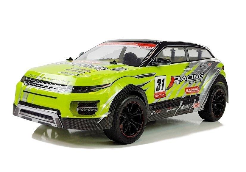 1:10 Grön R/C SUV - High-Speed Off-Road Adventure