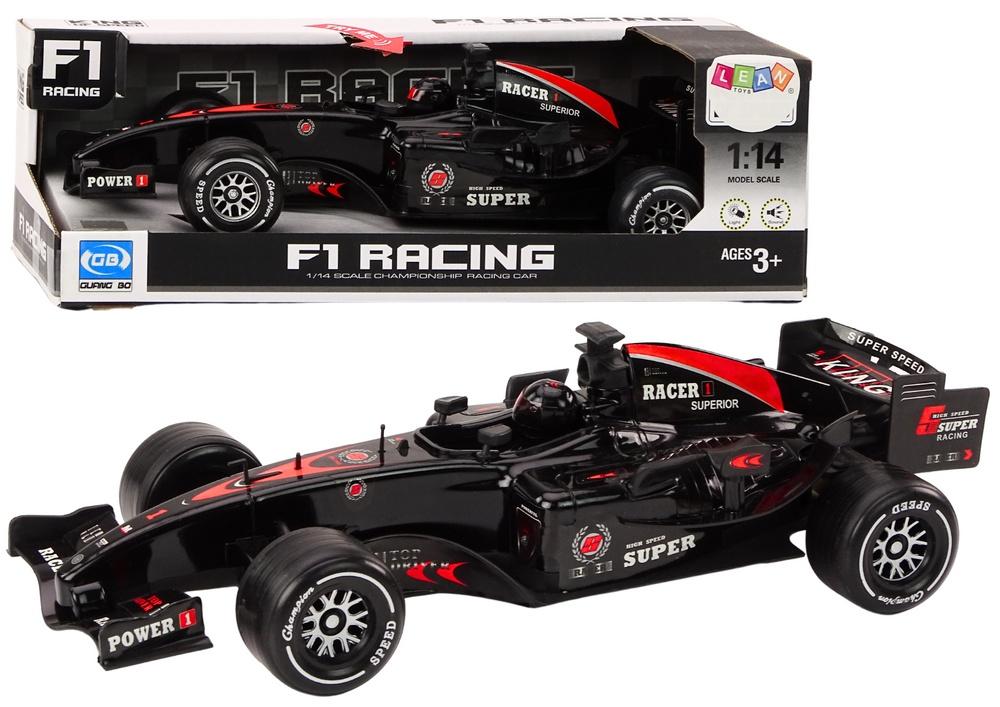 1:14 Black F1 Racer med lys og lyder - Realistisk moro