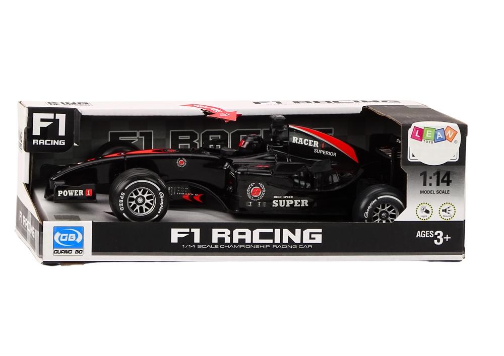 1:14 Black F1 Racer med lys og lyder - Realistisk moro