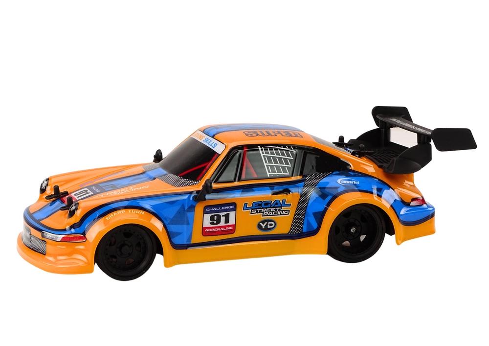 1:16 Orange RC-bil: Gummihjul, Drift, 2,4G kontrol