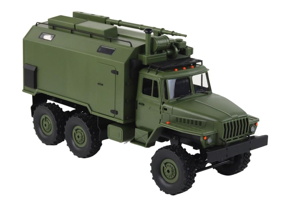 1:16 RC Military Truck: Off-Road, 4WD, LED-ljus