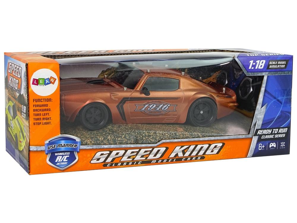 1:18 R/C Sportsvogn - Brun Champion Pilot til børn