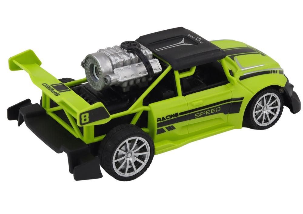 1:20 RC Car: Røg, Lys, Grøn, Realistisk Racing Sjov