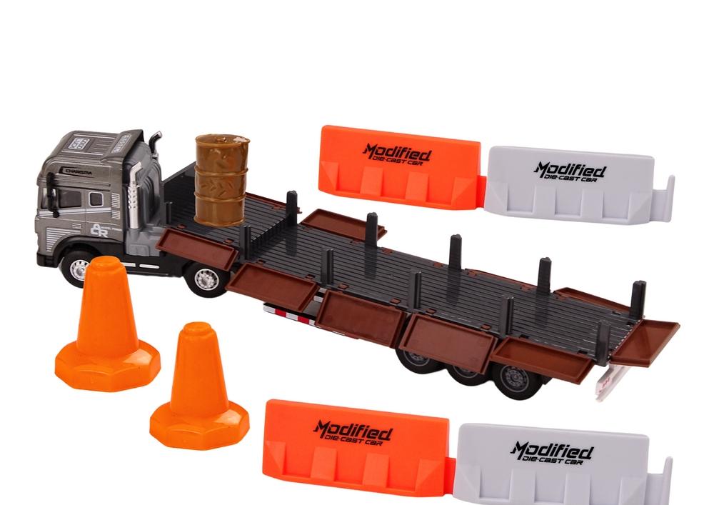 1:24 Skala Truck & Trailer Playset med ljud och ljus