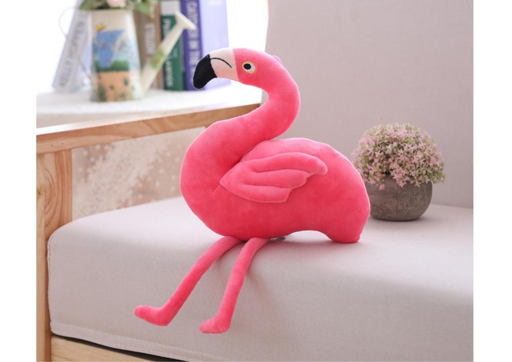 25 cm Pink Flamingo Plush - Myk, CE-sertifisert maskot