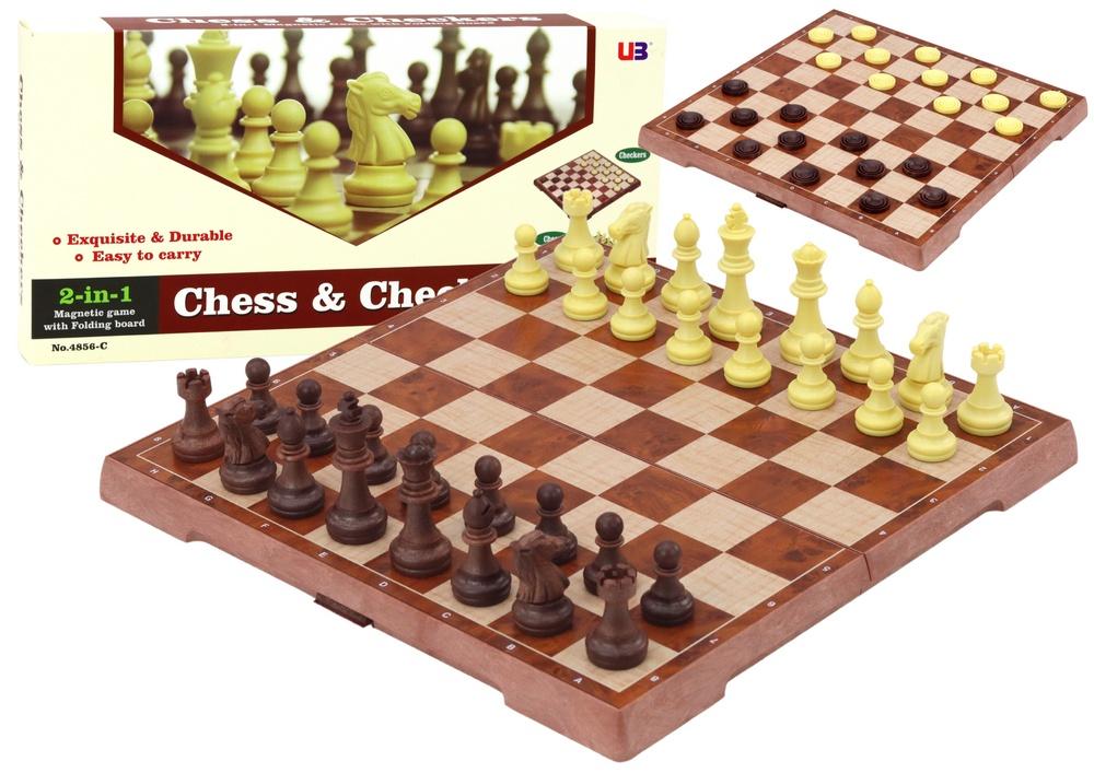 2in1 Schack & Dam: Ultimate Strategy Board Game