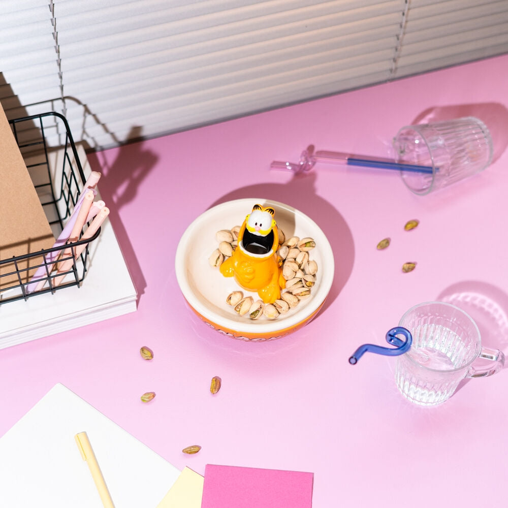 3D Snack Bowl för Garfield-fans, rolig design, slitstarkt material