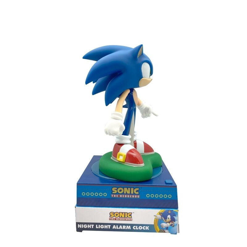 3D Sonic the Hedgehog-lampa med väckarklocka