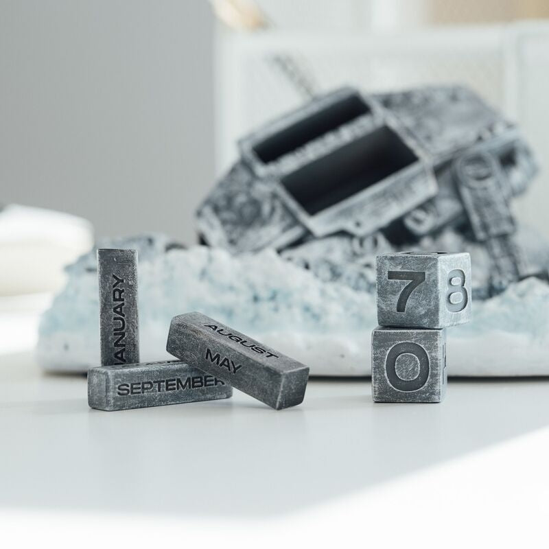 3D evighetskalender - Star Wars AT-AT Shot Down Design