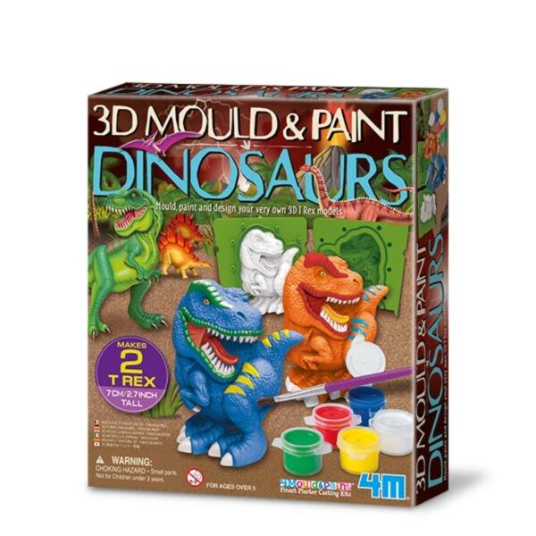 4M 3D mold og maling dinosaurer