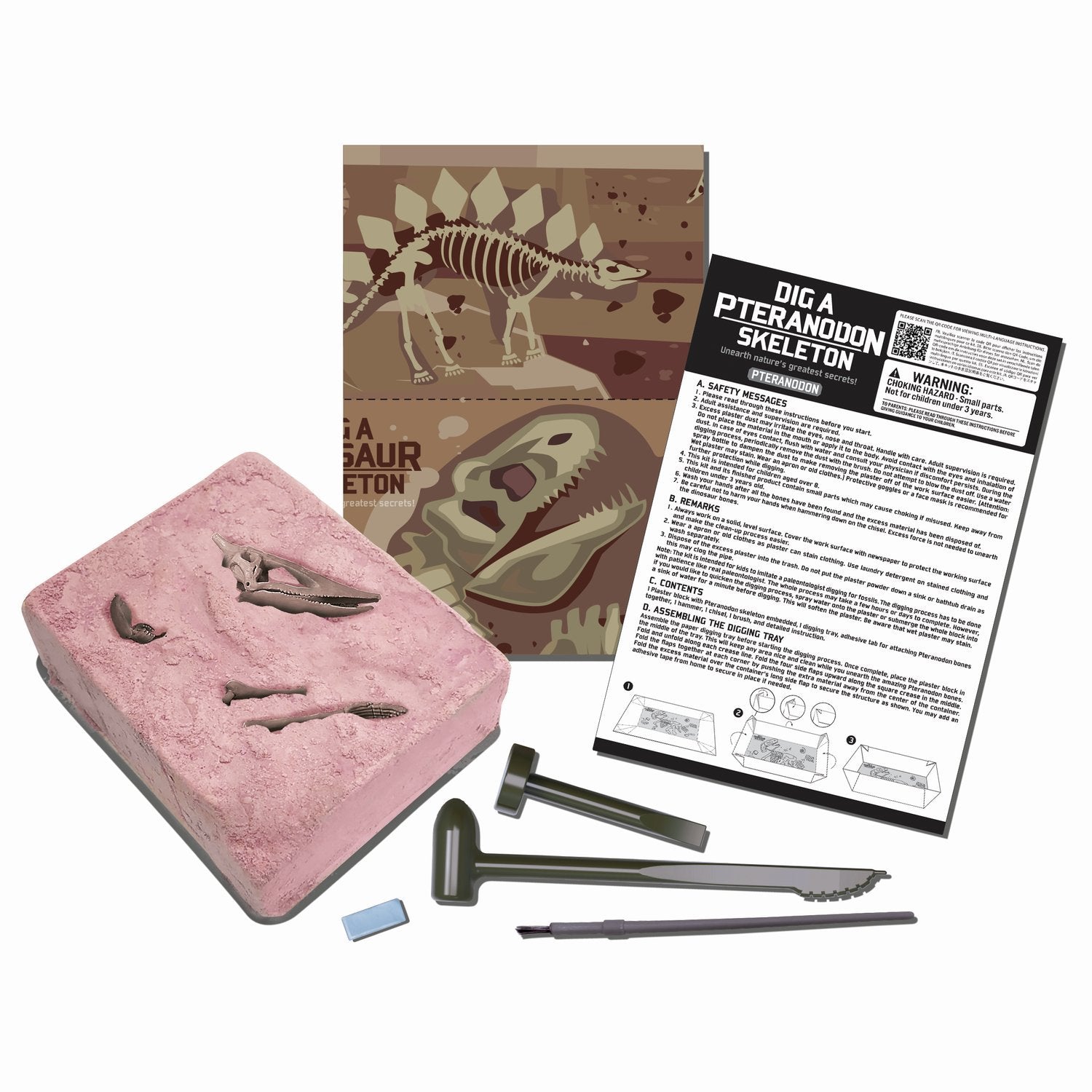 4M Craft Kit "Dig A Pteranodon Skeleton"