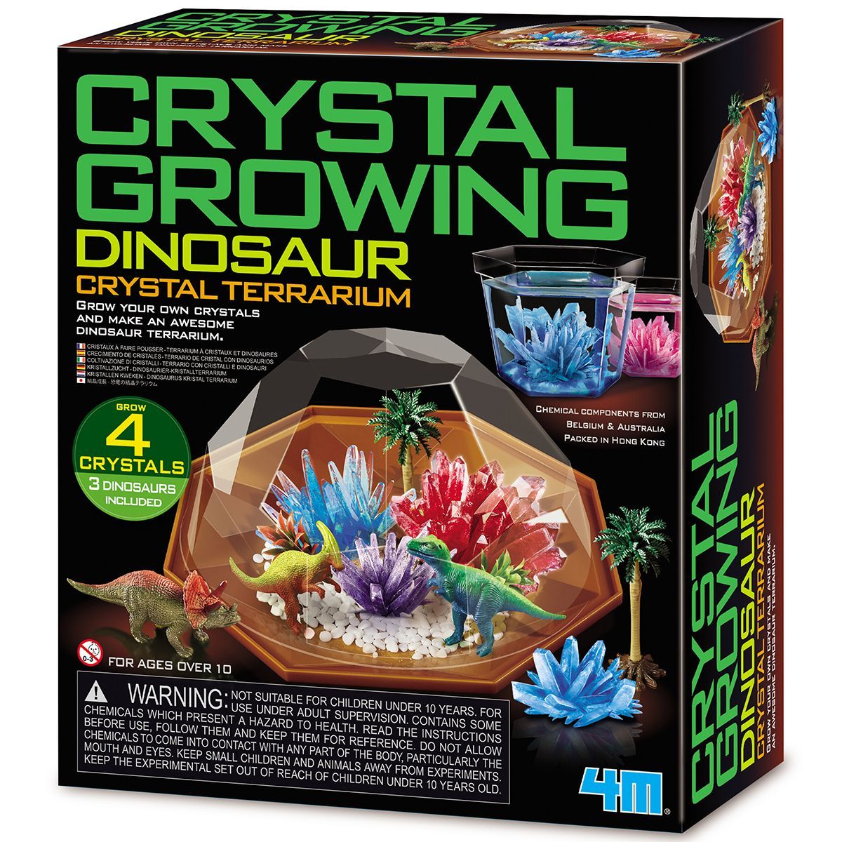 4M DIY Sett Dino Crystal Terrarium