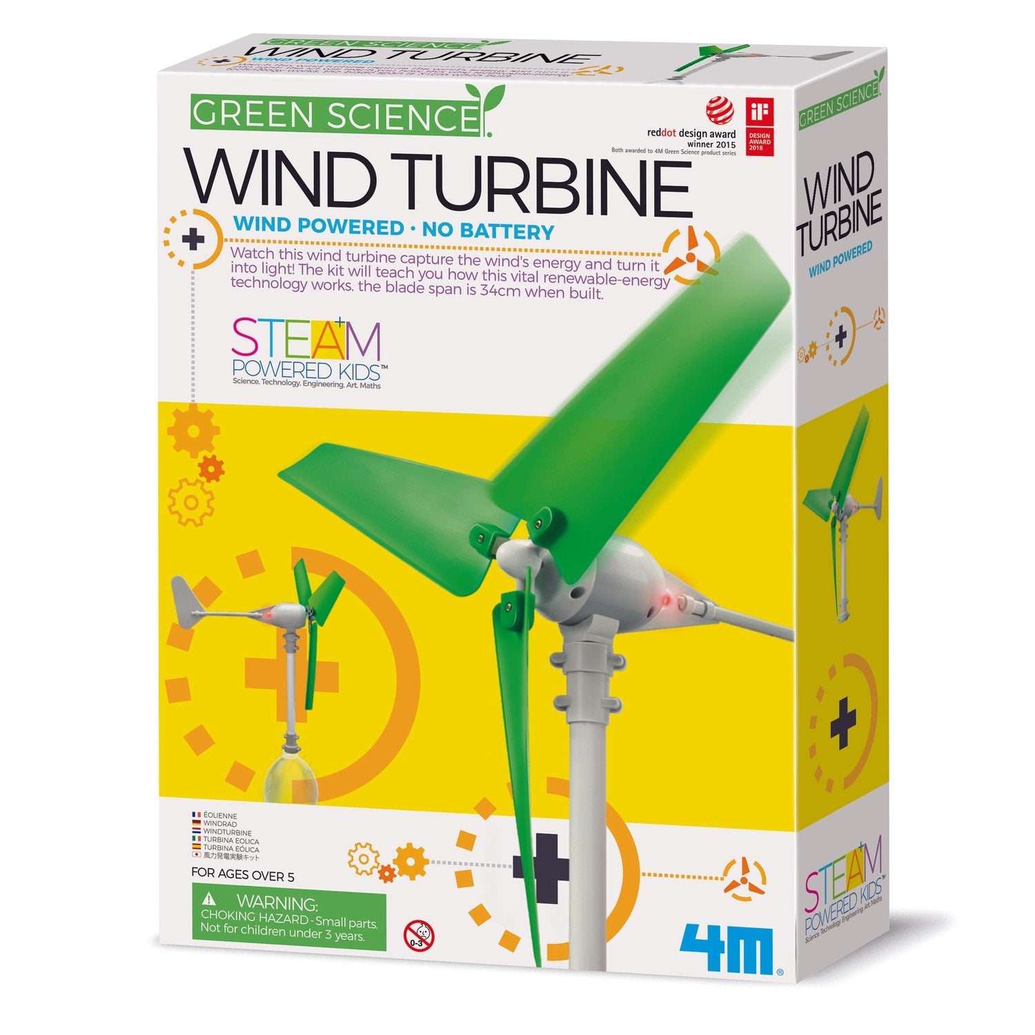 4M Green Science DIY-sett vindturbin