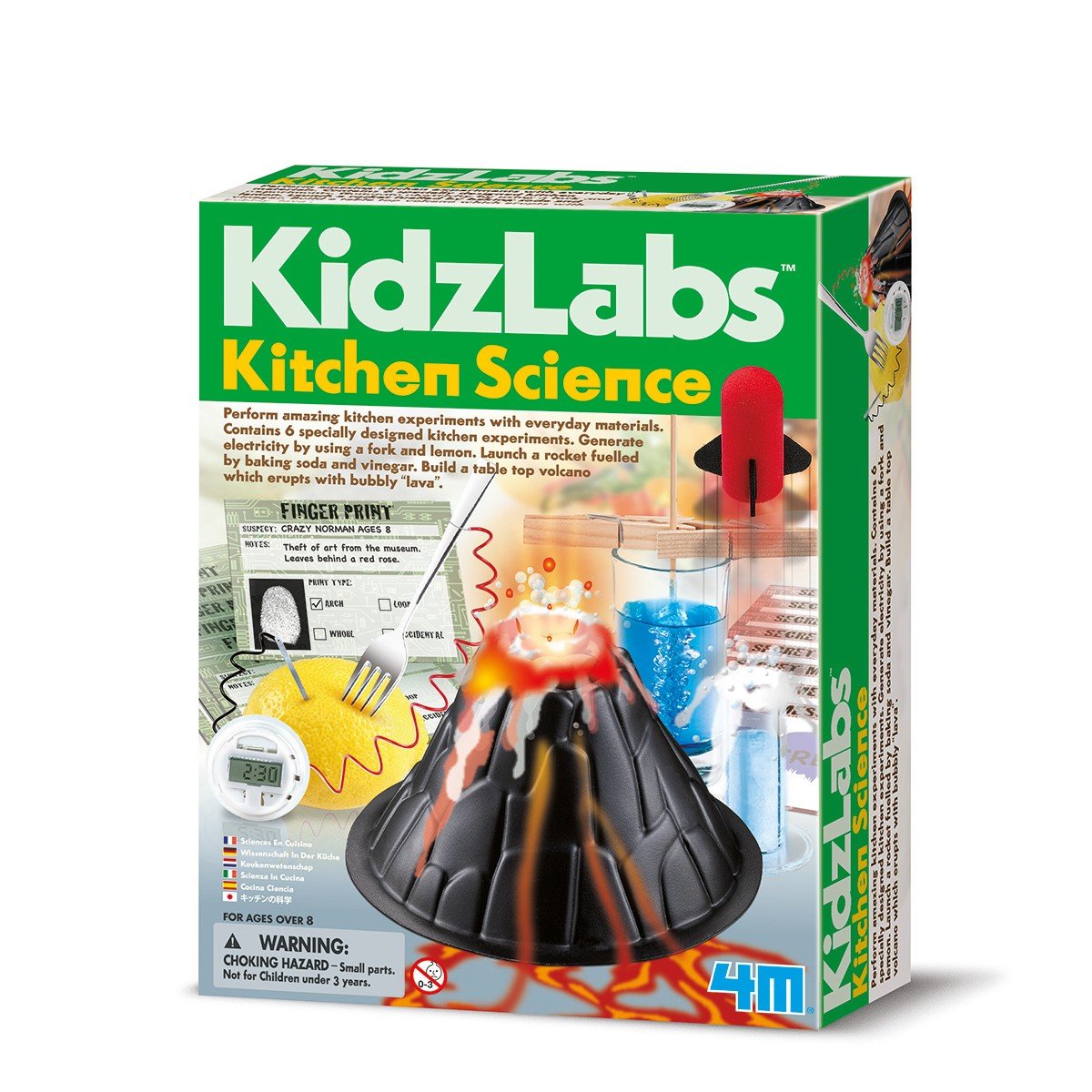 4M Kidzlabs Kitchen Science lekesett