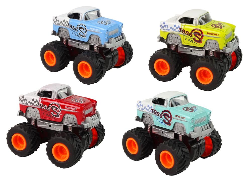 4x4 Classic Large Wheel Monster Truck - 4 farger tilgjengelig