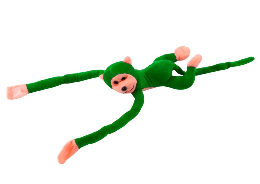 60 cm Green Plush Monkey Mascot med ljud och kardborre